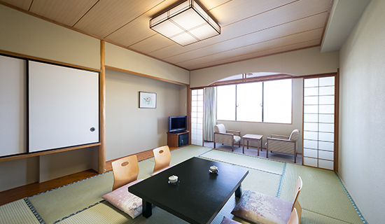 Classic Room, Japanese style, 4 Futon beds, Mountain view