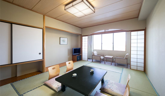 Classic Room, Japanese style, 4 Futon beds, Mountain view