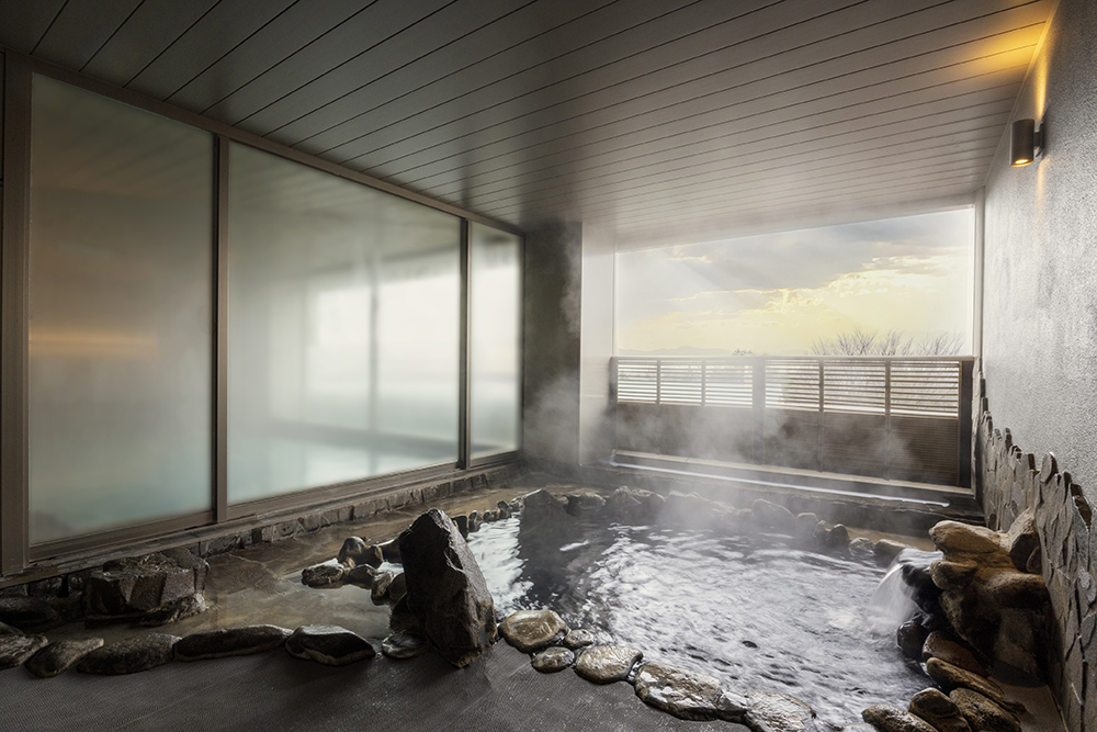 Open-air hot spring rock bath "Yuhime no yu Matsushiro Onsen"