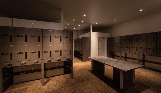 Locker room