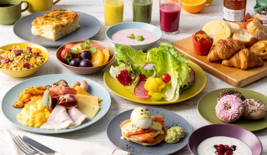 朝食ビュッフェ