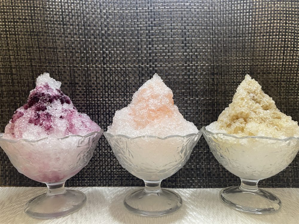 [Summer Limited] Lounge shaved ice to enjoy with syrup produced in Nagano Prefecture
